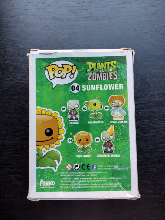 Funk Pop Original Sunflower Plantas Vs Zombies Girasol Pvz (Usado)