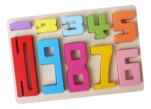 Juego Rompecabezas Números Madera, Juegos