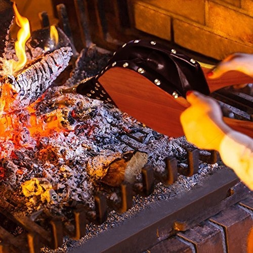 Imagen 7 de 7 de Amagabeli Chimenea De Fuelle 19 X 8 Gran Soplador De Aire