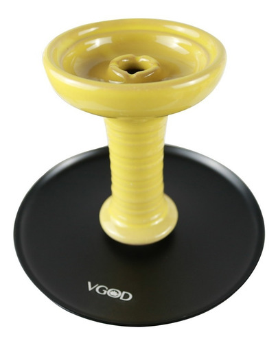 Imagem 3 de 4 de Narguile Médio Vgod Cancun Hookah Dourado - Completo
