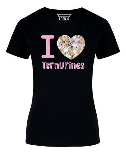 Playera O Crop Top I Love Ternurines Cute