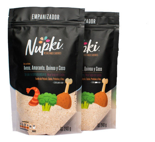 2 Pack Empanizador 240g   · Avena · Amaranto · Quinoa · Coco