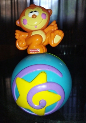 Juguete Fisher Price, Mono Equilibrista Pelota Musical !!