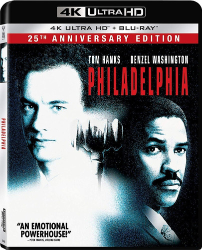 Blu Ray 4k Ultra Hd Philadelphia Tom Hanks Original 