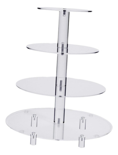 A Mesa Con Soporte For Tartas Transparente Con Forma De