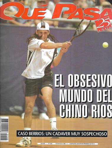 Revista Qué Pasa N° 1308 / 4 Mayo 1996 / Obsesivo Mundo Ríos