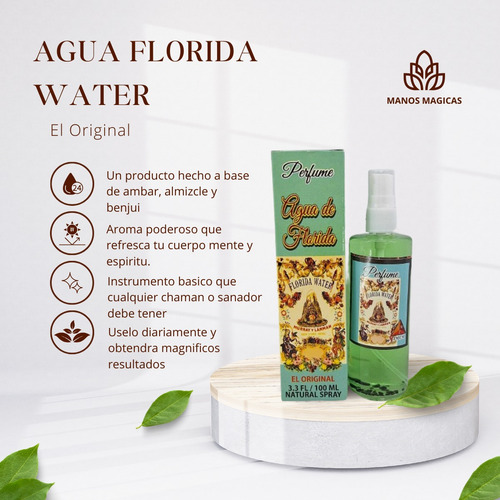 Locion Perfume Florida Water - Conexión Espiritual 100 Ml