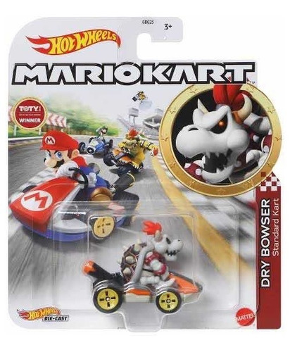 Hot Wheels Mario Kart Dry Bowser Standard Kart