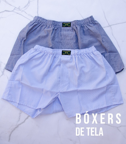 Imagen 2 de 10 de Boxer De Tela 100% Algodón X3