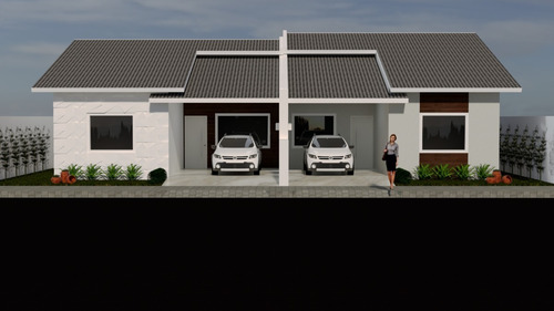 Imagem 1 de 6 de Planta De Casa 3 Quartos - Projeto Completo+aprovação Ea-134