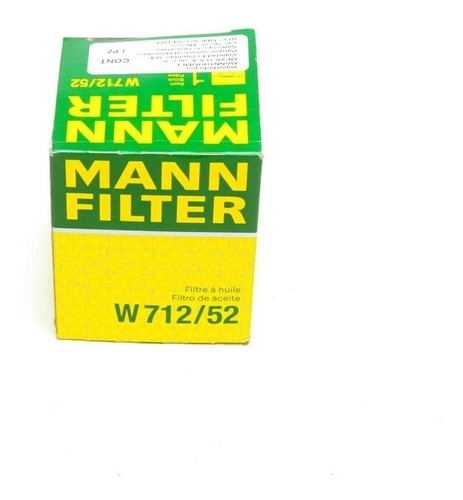 Filtro Aceite Gol 2009 1.6 Lts Mann W712/53