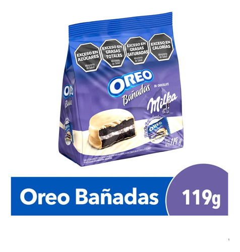 Galletitas Oreo Bañadas Chocolate Blanco