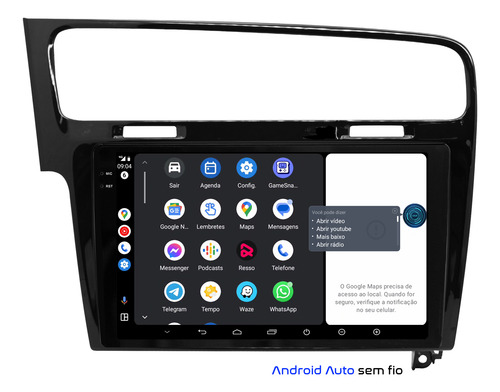 Multimidia Golf 13/2021 Android 4gb 64gb Carplay 9p 4g 2k