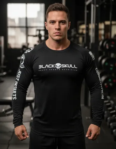 Camiseta Dry Fit Soldado Bope Manga Longa Black Skull