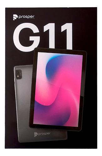 Tablet Prosper G11 10.1 64gb + 4gb Ram + Funda Gris + Mica Color Negro