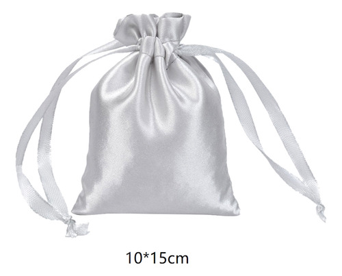 50 Bolsas De Satén Con Cordón, Embalaje De Regalo, Joyas De
