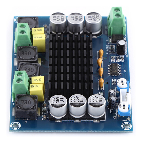 . Placa Amplificadora De Alta Potência 120w+120w Dc12-26v