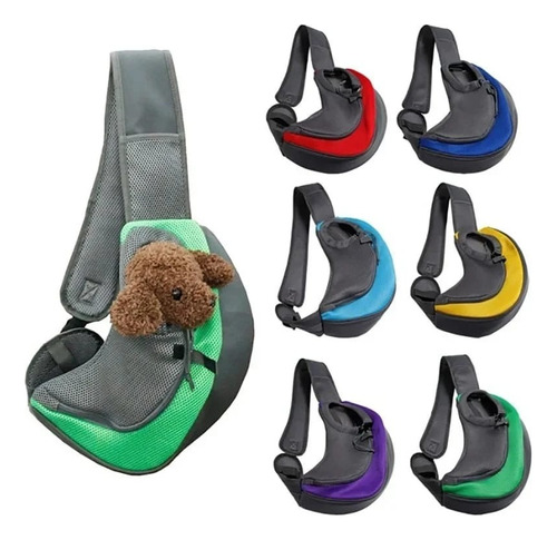 Bolso De Malla Transportador Para Mascotas Perros Y Gatos 