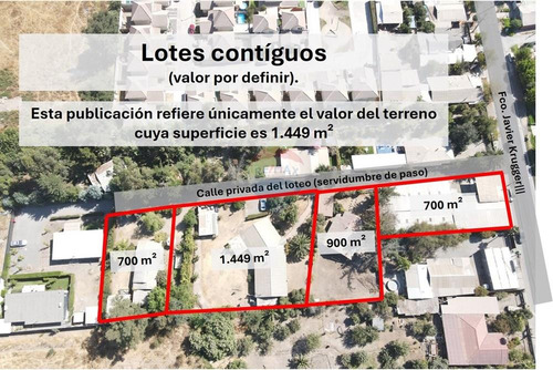 Terreno Para Inversión En Buin