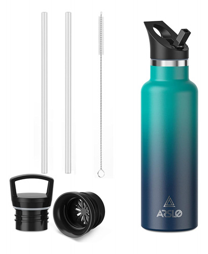 Stainless Steel Bottle With Straw Insulated Bottle For ...