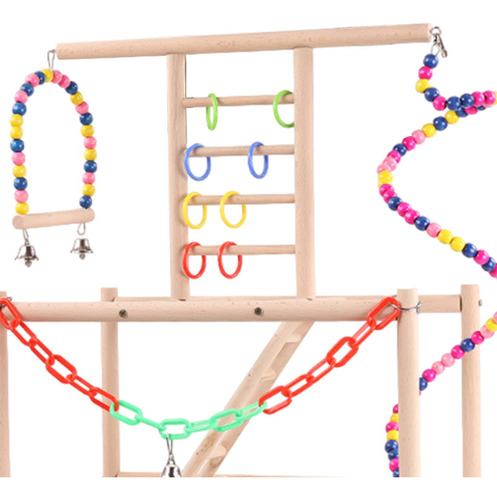 Soporte De Juego Para Pájaros, Parque De Juegos Para Loros,