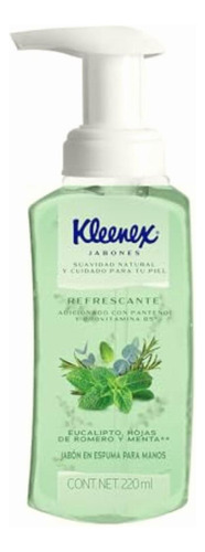 Jabón Líquido En Espuma Kleenex Eucalipto, Hojas De Romero