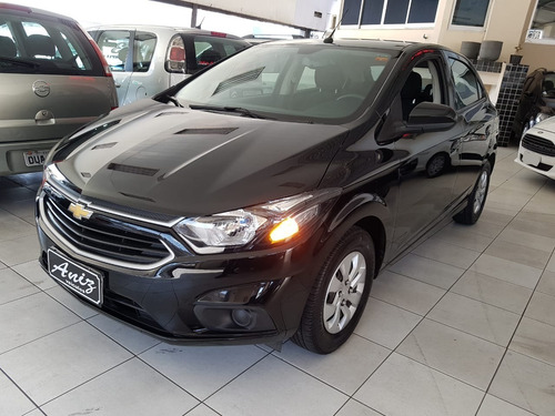 Gm Onix Lt Mylink 1.0 2018 Unico Dono Baixa Km Preto Novo!