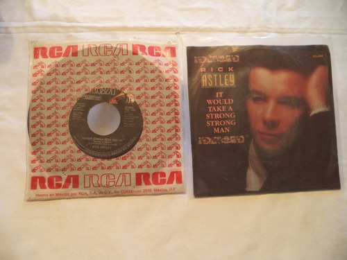 Rick Astley It Would Take A Strong Man 2 Singles 45 Mexico