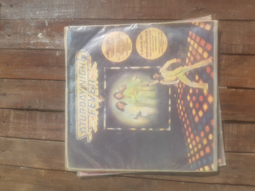  2 Discos Vinilos De Los Bee Gees Saturday Night Fever Lp