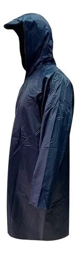 Gabán Impermeable De Adulto Pvc Con Capucha Poncho De Moto