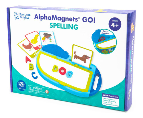 Alphamagnets Go Ortografía 73 Piezas Para Niños Mayores 3 Añ