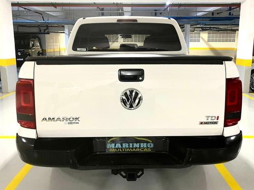 Imagem 7 de 15 de Amarok Cabine Dupla 4x4 Diesel 2018 Unico Dono Completa Nova