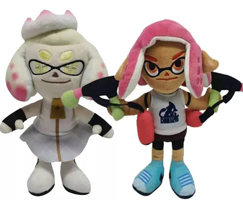 2pcs Splatoon 2 Tentacles Marina Muñeco Peluche Juguete 25cm