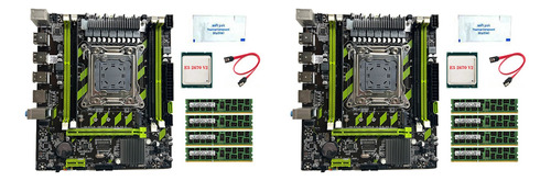 2 Placas Base X79g Lga2011+cpu E5 2670 V2+4 X 4 G Ddr3 Ram+l