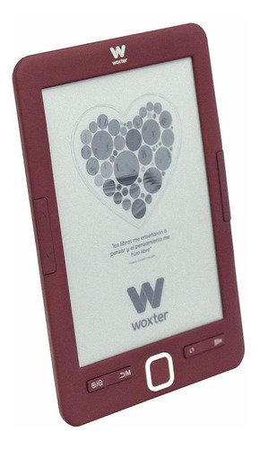 E-Reader Woxter Scriba 195 V4.0 4GB vermelho com tela de 6"