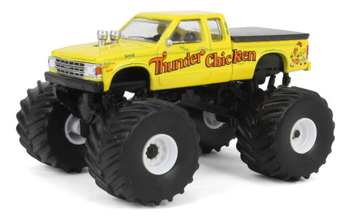 Greenlight 1989 Chevrolet S-10 Thunder Chicken Kings Of Crun Color Amarillo