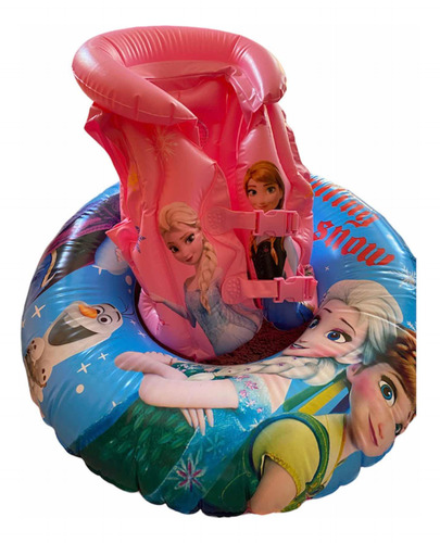 Chaleco Flotador + Salvavidas Para Niño Inflable Alberca Set