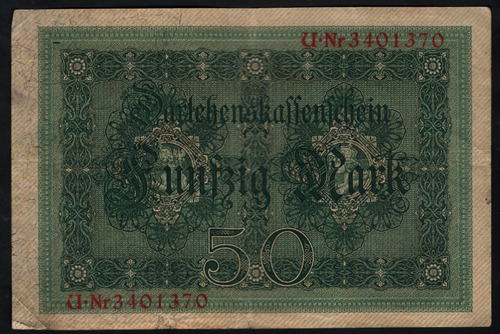 Alemania Billete De 50 Mark Del Año 1914 - Pick #49