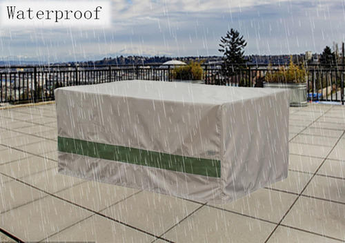 Funda Rectangular Impermeable Para Mesa Y Silla De Patio