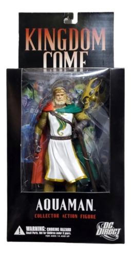 Figura De Acción Aquaman Dc Direct Kingdom Come De Alex Ross