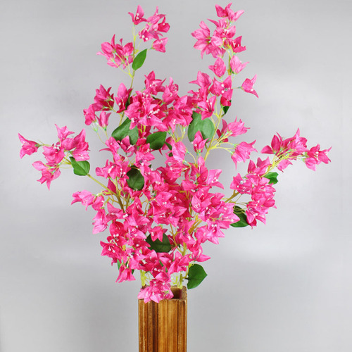 W Ramas De Buganvilla Seda Artificial De 120 Cm Rosa