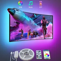 Comprar Tiras De Luces Led Rgb Con App Movil Para Televisores 