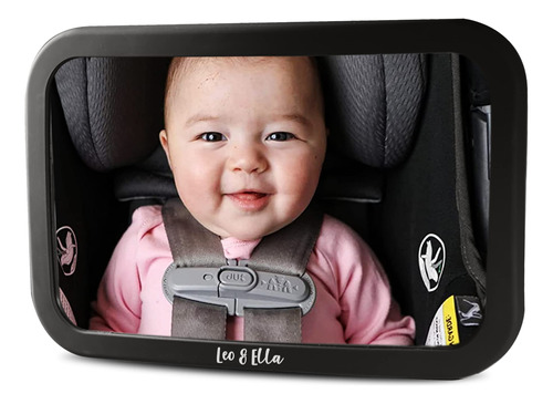 Leo And Ella - Espejo De Coche Para Bebé Safety First, Cert