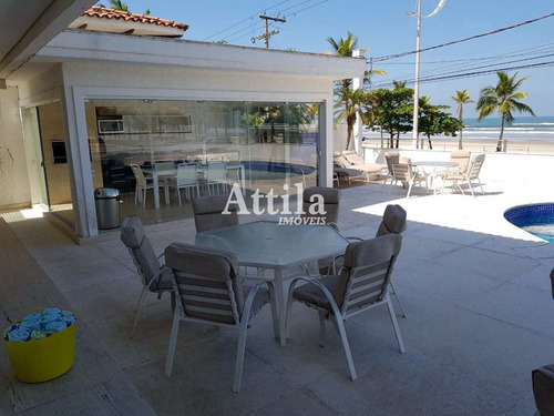 Imagem 4 de 25 de Casa Frente Praia 6 Suítes, 6 Vagas, Sauna, Enseada - V3586