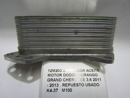 Imagen 3 de 4 de Enfriador Aceite Dodge Durango Grand Cherokee 3.6 2011-2013