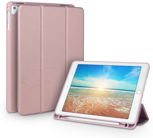 Imagen 1 de 7 de Case Buhore iPad Air 1 A1474 A1475 Cover C/ Pencil Holder