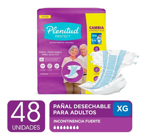 Plenitud Pañal Para Adultos Protect X 16 Pack X 3