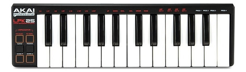 Teclado Controlador Akai Lpk 25 V2 Usb Midi 25 Teclas