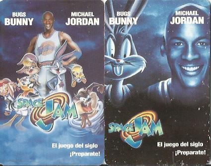 Warner Bros Bugs Bunny Y Michael Jordan Tarjetas Telefonicas