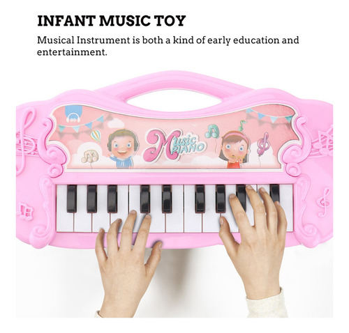 Piano De Teclado Para Niños Pequeños, Juguete Musical Para N